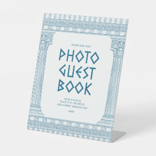 Signe De Table Livre d'or photo pour événement de fête d'Histoire