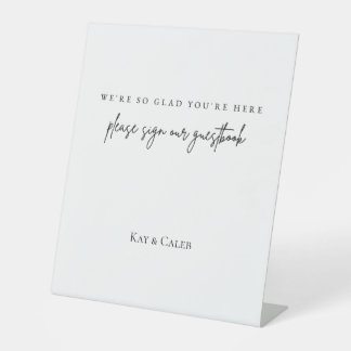 Signe De Table Livre d'or pour mariage