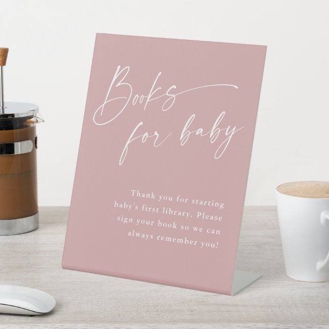 Signe De Table Livres de Scénario pour Fête de Naissance de Bébé  (In SItu)