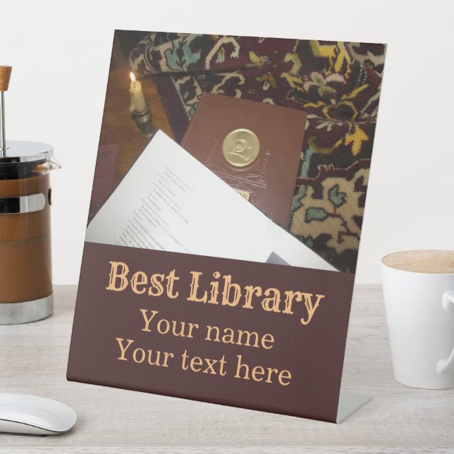 Signe De Table Livres du dernier siècle (In SItu)