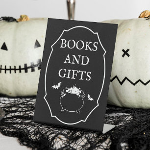 Signe De Table Livres et cadeaux de Baby shower Halloween