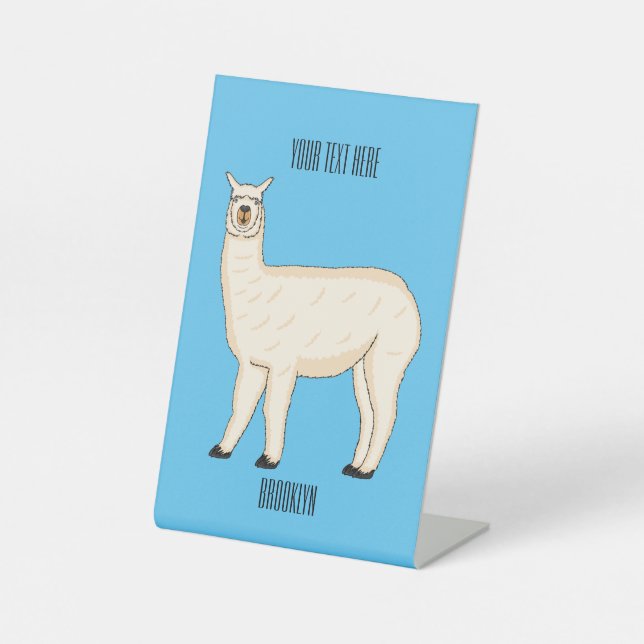 Signe De Table Llama (Recto)