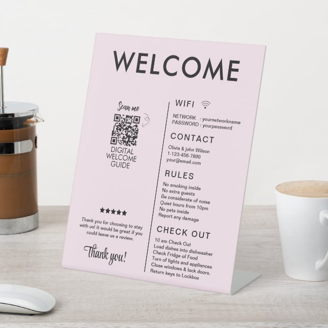 Signe De Table Location de vacances moderne Accueil (In SItu)