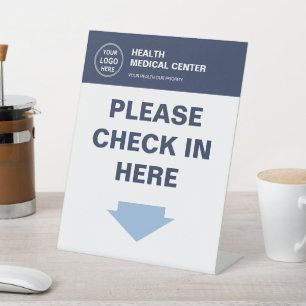 Signe De Table Logo Clinique Médicale de Santé Enregistrement