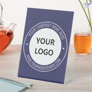 Signe De Table Logo de l'entreprise personnalisée Texte du guiche