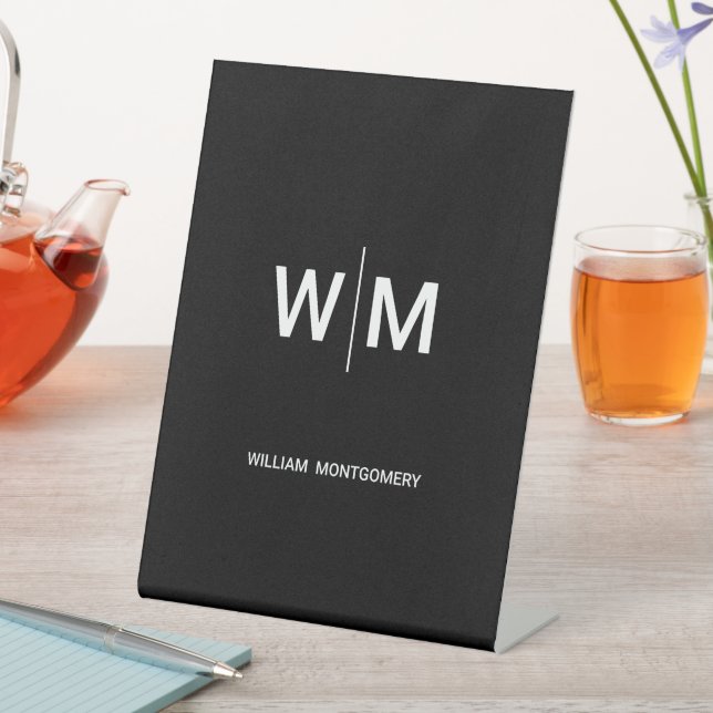 Signe De Table Logo de marque noire | Entreprise (In SItu)