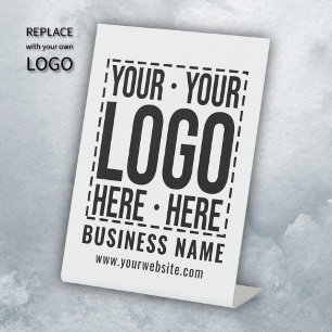 Signe De Table Logo d'entreprise personnalisé Société d'entrepris