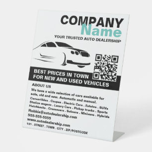 Signe De Table Logo Fast Car, Auto Dealership Publicité