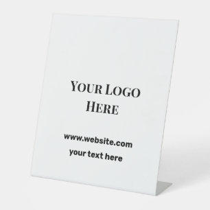 Signe De Table logo personnalisé ici ajouter votre site merci ped