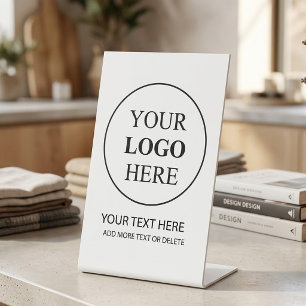 Signe De Table Logo promotionnel personnalisé – Aucune commande m