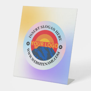 Signe De Table Logo Simple Modern Professional Créez Votre Propre