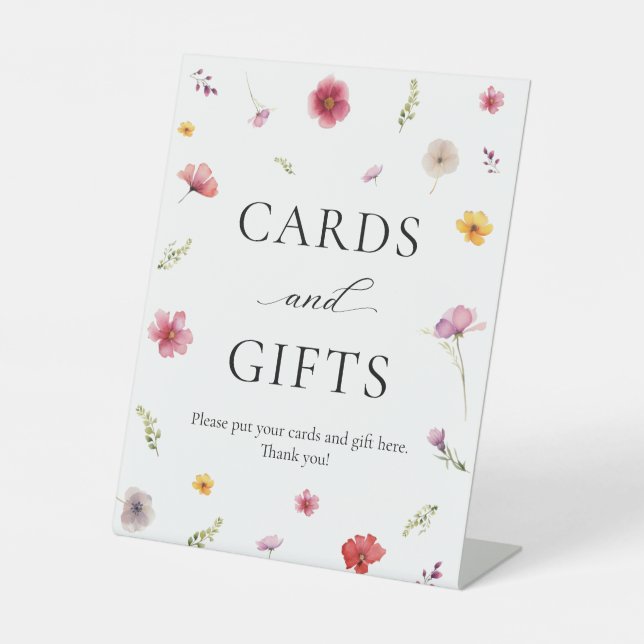 Signe De Table Love in Bloom Fêtes des mariées Cartes et cadeaux (Recto)