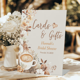 Signe De Table Love is Brewing Cartes et Cadeaux Enterrement de V