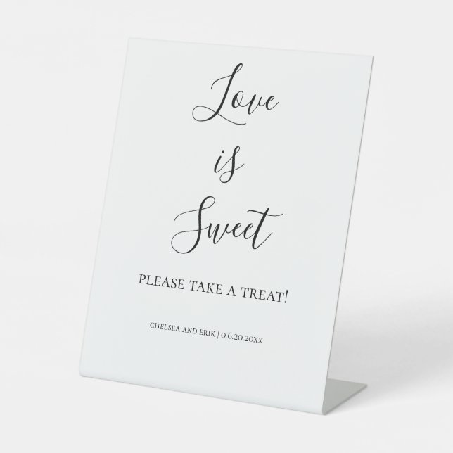 Signe De Table Love is Sweet Dessert (Recto)