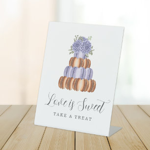 Signe De Table Love Is Sweet Fête de Fiançailles Prenez une frian