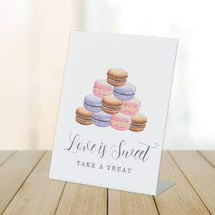 Signe De Table Love Is Sweet Fête de Fiançailles Prenez une frian