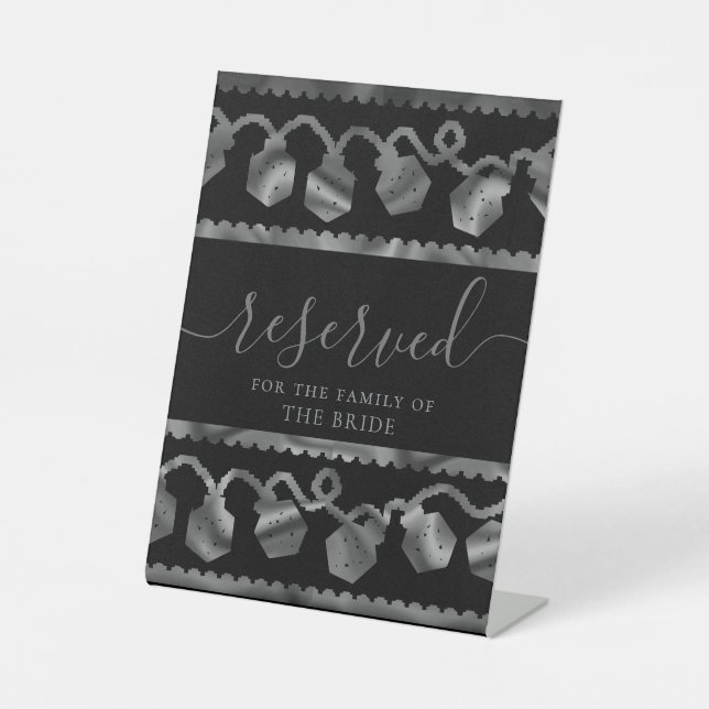 Signe De Table Luminateurs RPG | Imaginaire Tabletop Gamer Dice R (Recto)