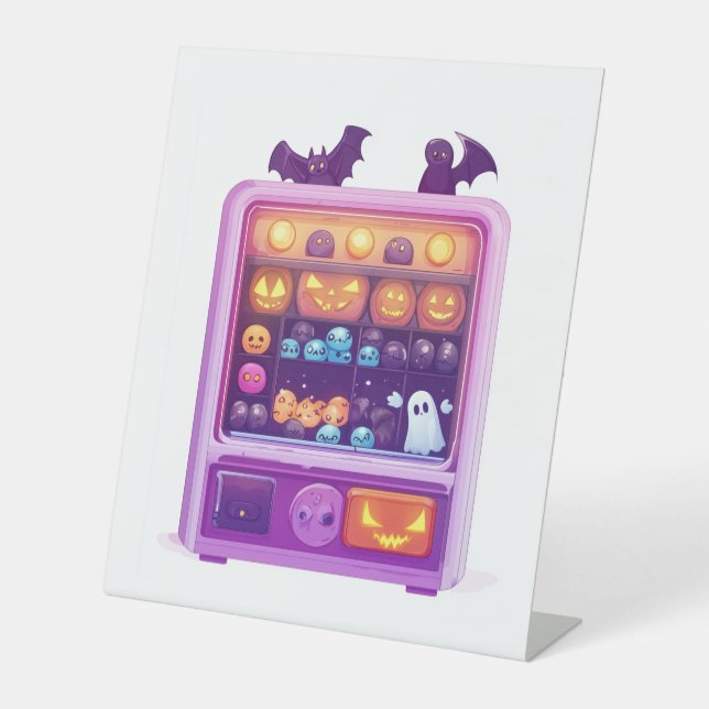 Signe De Table Machine à griffe de bonbons (Recto)
