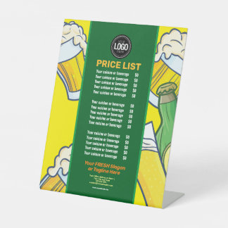 Signe De Table Magasin de Bière | Personnaliser l'entreprise