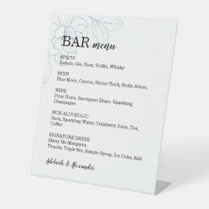 Signe De Table Magnolia Blue