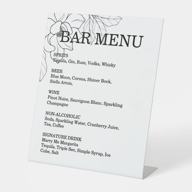 Signe De Table Magnolia Blue (Recto)