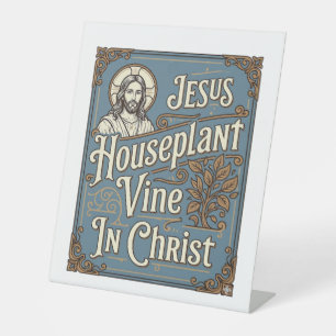 Signe De Table Maison de Jésus Plante grimpante En Christ Jésus P