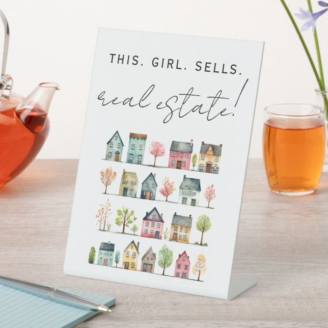 Signe De Table Maisons Colorées Cette Fille Vend Immobilier (In SItu)