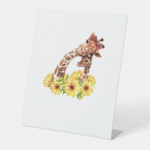 Signe De Table Maman Tournesol Cadeau Safari Afrique Animal Enfan