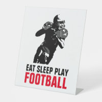 Mangez le sommeil Jouer Black & White Football Pop