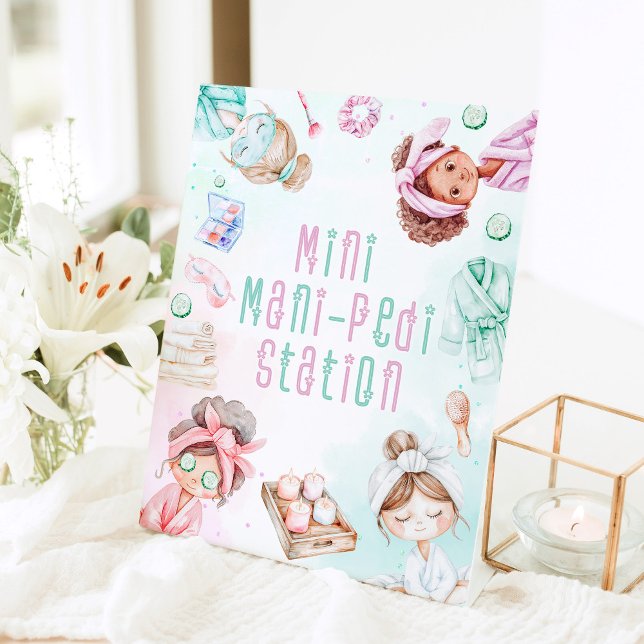 Signe De Table Manicure Pedicure Station Spa (Créateur téléchargé)