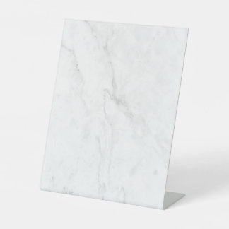 Signe De Table Marbre Blanc