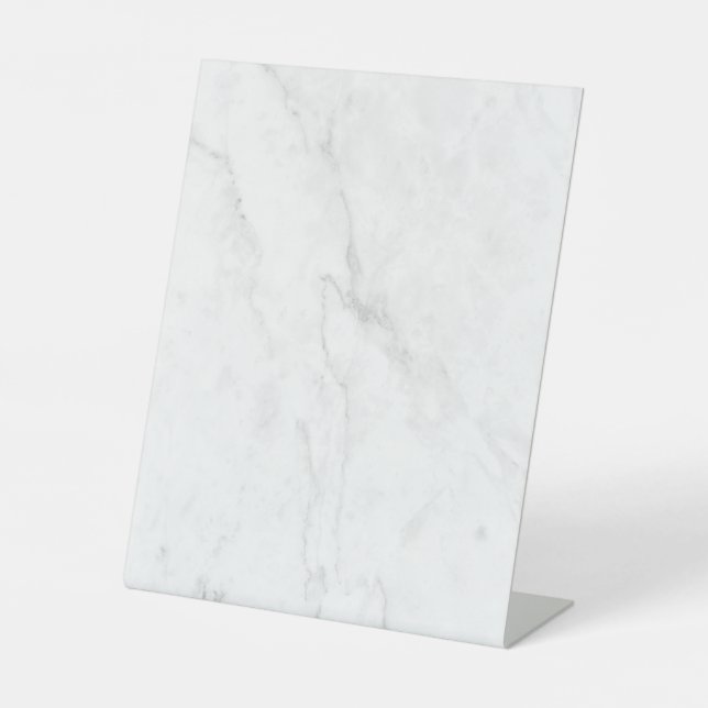Signe De Table Marbre Blanc (Recto)