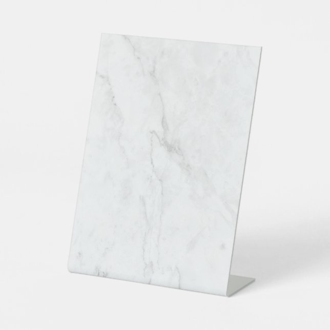 Signe De Table Marbre Blanc (Recto)