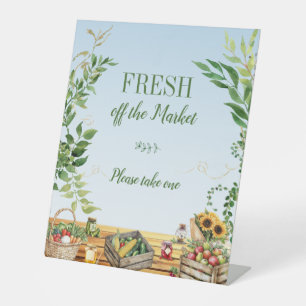 Signe De Table Marché des fermiers, Fresh off the Market Fête des