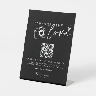 Signe De Table Mariage Capture L'Amour   Partage de photos Code Q