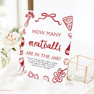 Signe De Table Mariage : combien de boulettes de viande ? (jeu de