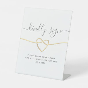 Signe De Table Mariage de calligraphie moderne