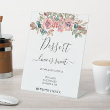 Mariage Dessert Bar Love Sweet Custom Dusty