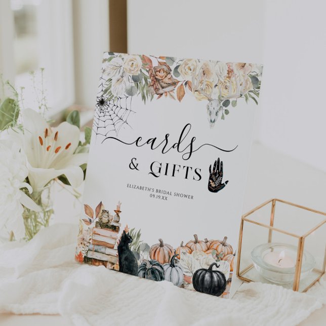 Signe De Table Mariage d'Halloween | Cartes & Cadeaux (Créateur téléchargé)