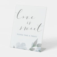Mariage Dusty Blue Aquarelle L'amour est doux
