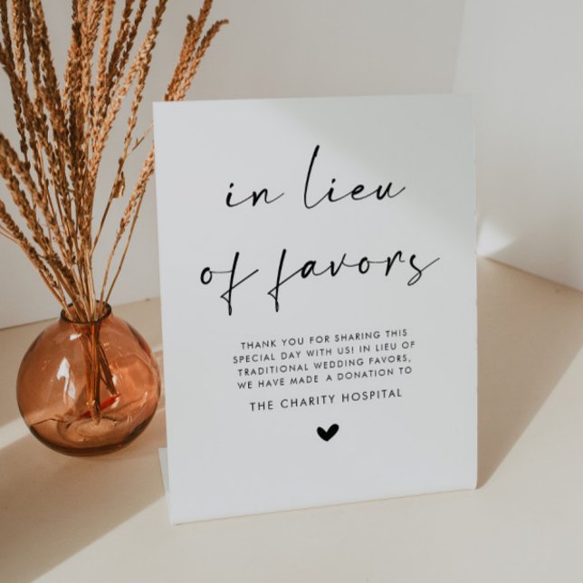 Signe De Table Mariage en l'honneur de dons (Créateur téléchargé)