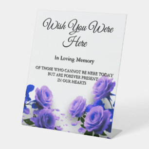 Signe De Table Mariage En Mémoire Souhaitons Que Vous Soiez Ici R