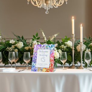 Signe De Table Mariage en pierre de cristal de couleur diamant