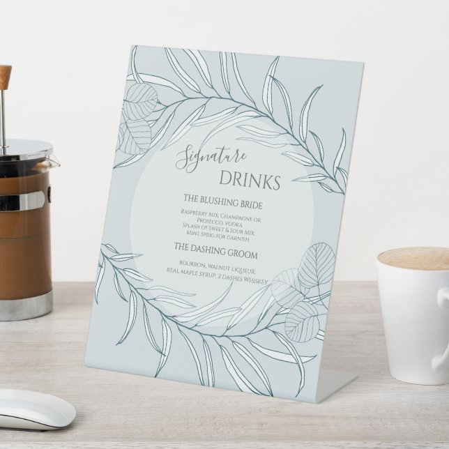 Signe De Table Mariage Fleur sauvage Elegant Boho (In SItu)