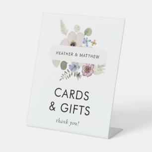 Signe De Table Mariage Floral Moderne