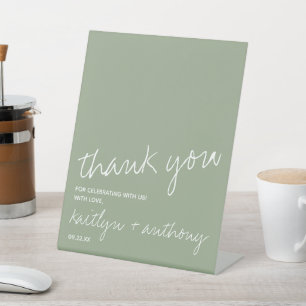 Signe De Table Mariage minimaliste minimaliste moderne Sage de sc