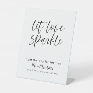 Signe De Table mariage minimaliste moderne envoyer la signature