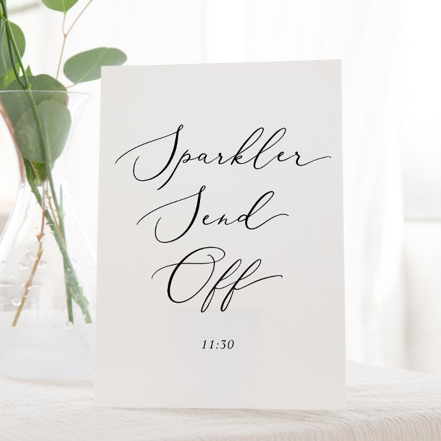 Signe De Table Mariage noir délicat - Envoi (Créateur téléchargé)