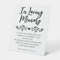 Mariage Personnalisé En Mémoire Affectueuse