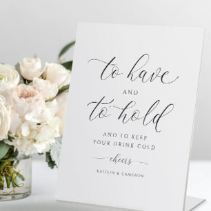 Signe De Table Mariage Pour Avoir Et Pour Tenir Votre Boisson Fro